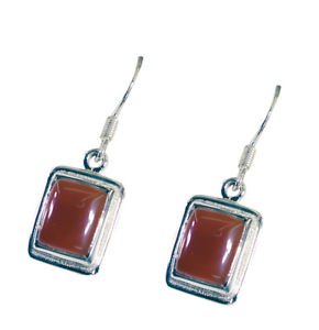 Riyo Red Onyx India Silver Jewelry Jaipur L 1.5in Seron-66003