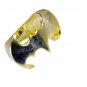 Riyo A Plain  18kt Gold Plated Bat Ring Gprbat80-130009