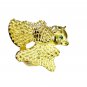 Riyo   Gemstone  18kt Gold Plated Bat Ring Gprbat80-130003