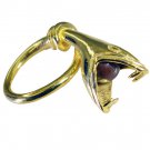 Riyo   Gemstone  18kt Gold Plated Snake Ring Gprsna60-290001