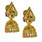 Riyo Plain Gold Plated Plain Earring alluring handmade  stone jewelry GPEJHU-120