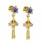 Riyo Plain Gold Plated Plain Earring well-favoured handmade jewelry patterns GPE