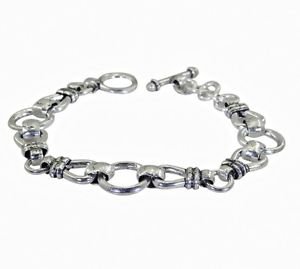 Riyo Multi Alloy Plain Bracelets inviting gemstone jewellery making MFBRA-0062