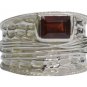 Riyo Red 925 sterling silver Garnet Ring  costume jewelry store SRGAR90-26260