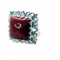 Riyo   Gemstone Alloy Silver Inlaid Ring Aspr90-0070