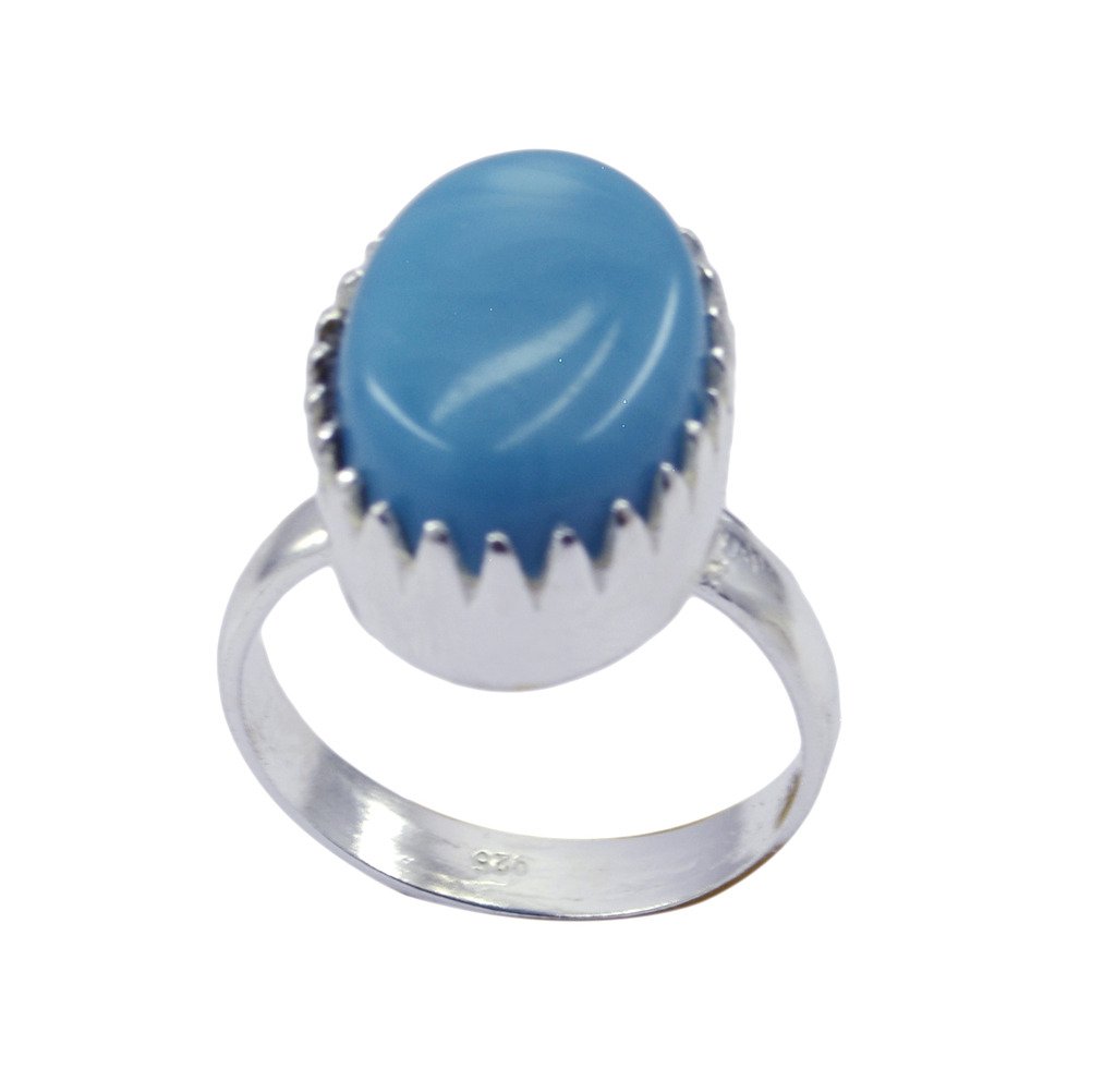 Riyo   Gemstone Alloy Silver Engraved Ring Aspr80-0036