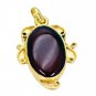 Riyogems Red Onyx 18.Kt Gold Platings Piglet Pendants L 1.5in Gppron-66033