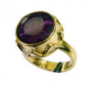 Riyo Indi Ruby 18kt Gold Plating Thumb Ring Sz 7.5 Gpriru7.5-34091