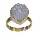 beauty Druzy Gold Plated multi Ring wholesales L-1in US 5,6,7,8