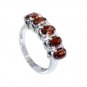 fetching Garnet Silver Red Ring jaipur L-1in US 5,6,7,8