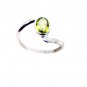 wonderful. Peridot Silver Green Ring handcrafted L-1in US 5,6,7,8