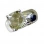 beauty Green Amethyst Silver Green Ring jewellery L-1in US 5,6,7,8