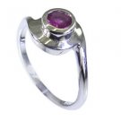 bonny Tourmaline Silver Multi Ring jaipur L-1in US 5,6,7,8