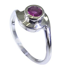 bonny Tourmaline Silver Multi Ring jaipur L-1in US 5,6,7,8