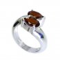 marvelous Garnet Silver Red Ring supply L-1in US 5,6,7,8