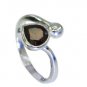mesmeric Garnet Silver Red Ring wholesale L-1in US 5,6,7,8