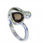 mesmeric Garnet Silver Red Ring wholesale L-1in US 5,6,7,8