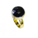 winning Black onyx Copper Black Ring handmade  L-1in US 5,6,7,8