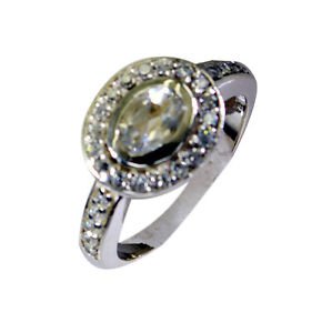 resplendent white Cz Silver White Ring Designer L-1in US 5,6,7,8