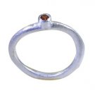 lovely Garnet 925 Sterling Silver Red Ring india  L-1in US 5,6,7,8