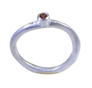 lovely Garnet 925 Sterling Silver Red Ring india  L-1in US 5,6,7,8