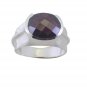 scenicbonny Garnet 925 Sterling Silver Red Ring jewellery L-1in US 5,6,7,8