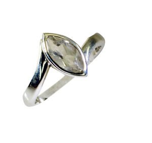 beauteous white Cz Silver White Ring india  L-1in US 5,6,7,8