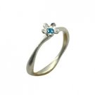 goodly Blue Topaz 925 Sterling  Blue Ring wholesales L-1in US 5,6,7,8