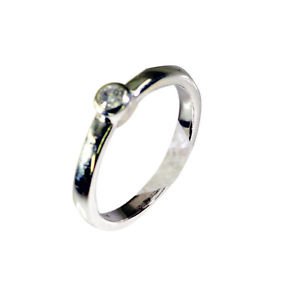 bonnie white Cz Silver White Ring wholesales L-1in US 5,6,7,8