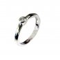 bonnie white Cz Silver White Ring wholesales L-1in US 5,6,7,8