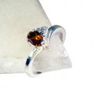 sublime Tourmaline Silver Multi Ring Designer L-1in US 5,6,7,8