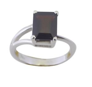 bewitching Garnet 925 Sterling Silver Red Ring handmade  L-1in US 5,6,7,8