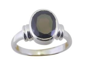 stunning Garnet 925 Sterling Silver Red Ring gemstone L-1in US 5,6,7,8