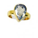 wonderful. Green Amethyst Copper Green Ring indian L-1in US 5,6,7,8