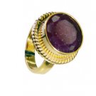 superb Indi Ruby Copper Red Ring jewelry L-1in US 5,6,7,8
