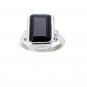 better Black onyx Silver Black Ring jewelry L-1in US 5,6,7,8