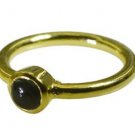 taking Black Onyx Gold Plated Black Ring gemstone L-1in US 5,6,7,8