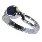 fine-looking Black Oynx 925 sterling silver Black Ring wholesales L-1.2in US 5,6