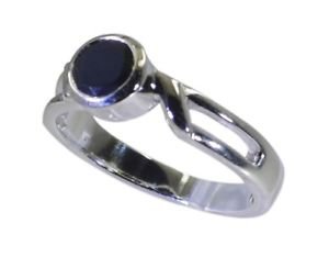 fine-looking Black Oynx 925 sterling silver Black Ring wholesales L-1.2in US 5,6