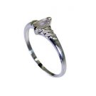 pretty-pretty Rose Quartz Silver Pink Ring supply L-1in US 5,6,7,8