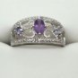 gorgeous Green Amethyst Silver Green Ring jaipur L-1in US 5,6,7,8