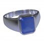 better Blue Chalcedany 925 sterling silver Blue  Ring indian L-1.2in US 5,6,7,8