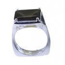 sublime Smoky Quartz 925 Sterling Silver Brown Ring wholesale L-1in US 5,6,7,8