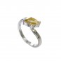 comely Citrine 925 Sterling  Yellow Ring wholesale L-1in US 5,6,7,8