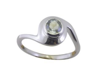 teasing Blue Topaz 925 Sterling Silver Blue Ring supply L-1in US 5,6,7,8