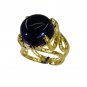 refined Black onyx Copper Black Ring indian L-1in US 5,6,7,8