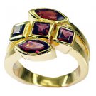 well-formed Garnet Copper Red Ring supplies L-1in US 5,6,7,8