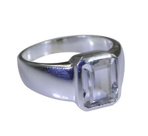 shapely Rose Quartz 925 Sterling Silver Pink Ring suppiler L-1in US 5,6,7,8