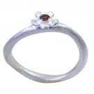 handsome Garnet 925 Sterling Silver Red Ring jaipur L-1in US 5,6,7,8