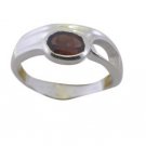 grand Garnet 925 Sterling Silver Red Ring wholesale L-1in US 5,6,7,8
